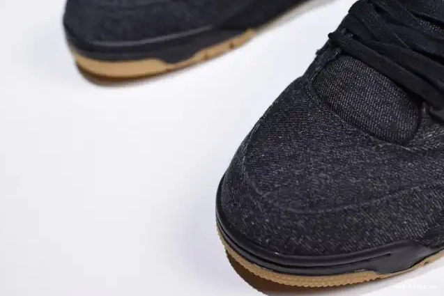 Cheap 4 'black' x Levi's Jordan Air AO2571-001 0407